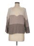 Gentle Fawn 100% Polyester Color Block Brown Pullover Sweater Size M - photo 1