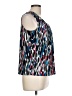 Jones Studio Black Blue Sleeveless Blouse Size L (estimated, petite) - photo 4