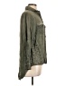 Indigo Thread Co. 100% Rayon Green Long Sleeve Button-Down Shirt Size L - photo 4