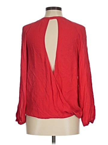 Parker Long Sleeve Silk Top (view 2)
