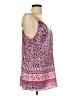 CAbi 100% Polyester Burgundy Sleeveless Top Size L - photo 4