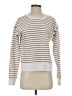 Evereve Stripes White Pullover Sweater Size S - photo 1
