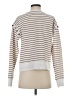 Evereve Stripes White Pullover Sweater Size S - photo 2