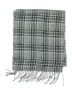 Lands' End Plaid Gray Scarf One size - photo 2
