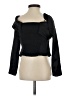 Reformation Black Long Sleeve Top Size 2 - photo 2