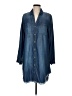 Cloth & Stone Blue 3/4 Sleeve Button-Down Shirt Size M - photo 1