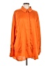 PrettyLittleThing 100% Polyester Orange Long Sleeve Blouse Size 12 - photo 1