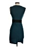 Forever 21 Color Block Teal Cocktail Dress Size S - photo 2