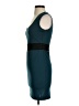 Forever 21 Color Block Teal Cocktail Dress Size S - photo 5