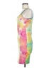 Popular 21 Tie-dye Yellow Cocktail Dress Size L - photo 5