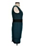Forever 21 Color Block Teal Cocktail Dress Size S - photo 4