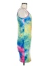 Popular 21 Tie-dye Yellow Cocktail Dress Size L - photo 4