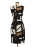 Cache Graphic Brown Casual Dress Size 10 - photo 2