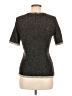 CAbi Silver Short Sleeve Top Size M - photo 2
