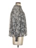 Cinq à Sept 100% Polyester Paisley Gray Long Sleeve Blouse Size XS - photo 4