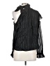 Intermix Black Long Sleeve Silk Top Size 4 - photo 2