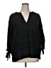Ann Taylor Black 3/4 Sleeve Blouse Size XL - photo 1
