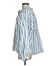 Unbranded 100% Polyester Stripes Blue Long Sleeve Blouse Size M - photo 5