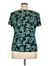 Kim Rogers Teal Short Sleeve Top Size XL - photo 2