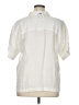 Eileen Fisher Ivory Short Sleeve Blouse Size XL - photo 2