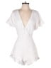 L Space 100% Cotton Solid White Romper Size S - photo 1