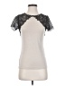 Bebe Gray Short Sleeve Top Size S - photo 1