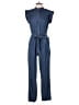 7 For All Mankind Solid Blue Jumpsuit Size S - photo 1