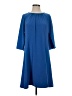 J.Jill Solid Blue Casual Dress Size S - photo 1