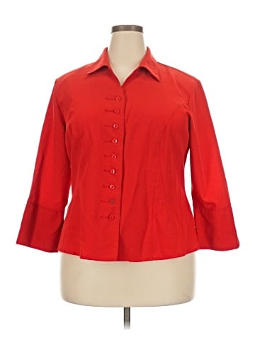 Kathy Che Long Sleeve Button-Down Shirt (view 1)