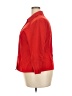 Kathy Che Red Long Sleeve Button-Down Shirt Size 18 - photo 5