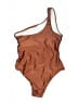 Unbranded Solid Brown One Piece Swimsuit Size S - photo 2