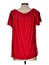 Gibson Red Short Sleeve Blouse Size L - photo 2