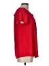 Gibson Red Short Sleeve Blouse Size L - photo 4