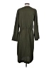 Max Studio Solid Green Casual Dress Size S - photo 2