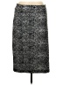 BADGLEY MISCHKA STUDIO Tweed Gray Formal Skirt Size L - photo 1