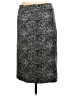 BADGLEY MISCHKA STUDIO Tweed Gray Formal Skirt Size L - photo 2