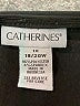 Catherines Black Sleeveless Blouse Size 1X - photo 7