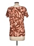 Classic Elements Orange Short Sleeve Blouse Size L - photo 2