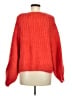 Free People Orange Red Pullover Sweater Size M - photo 2