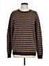 NOR Stripes Brown Pullover Sweater Size Lg (3) - photo 1