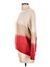 12pm by Mon Ami Color Block Red Pullover Sweater Size L - photo 5