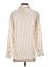 Sincerely Jules Stripes Ivory Long Sleeve Blouse Size S - photo 2