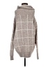 Dreamers Plaid Gray Turtleneck Sweater Size S - photo 2