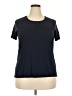 Basic Editions Blue Short Sleeve T-Shirt Size XXL - photo 1