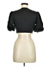 Two Sisters Black Short Sleeve Top Size 6 - photo 2