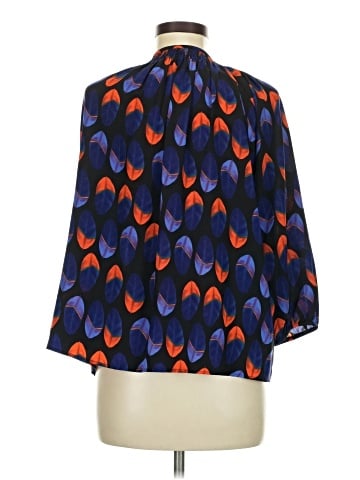 Tucker 3/4 Sleeve Silk Top (view 2)