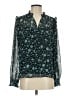 Draper James 100% Polyester Teal Long Sleeve Blouse Size S - photo 1