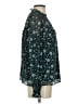 Draper James 100% Polyester Teal Long Sleeve Blouse Size S - photo 4