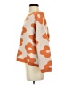 Shein Print Orange Pullover Sweater Size S - photo 5