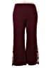Sensational Collections Burgundy Casual Pants Size 3X - photo 1